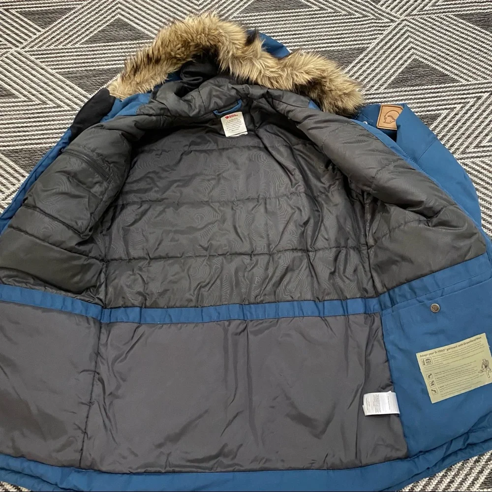 Fjallraven Barents Winter Parka G-1000 Material Mens Medium - Picture 3 of 6